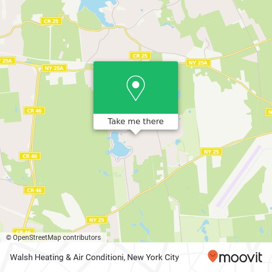 Walsh Heating & Air Conditioni map