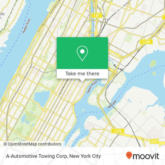 Mapa de A-Automotive Towing Corp