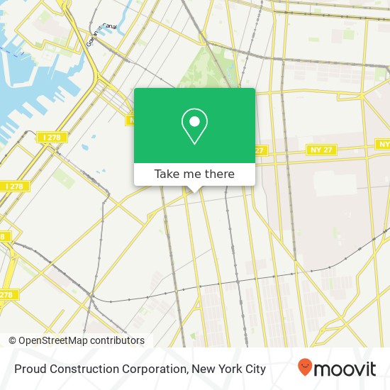 Mapa de Proud Construction Corporation