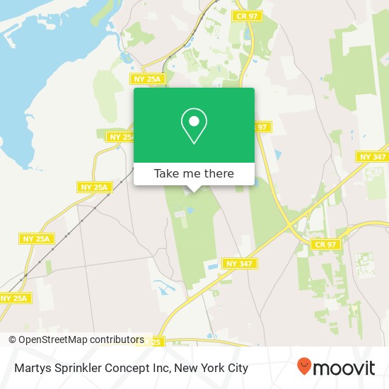 Mapa de Martys Sprinkler Concept Inc