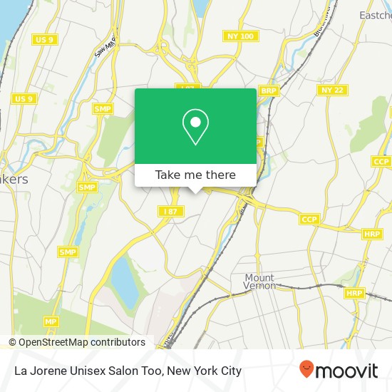 La Jorene Unisex Salon Too map