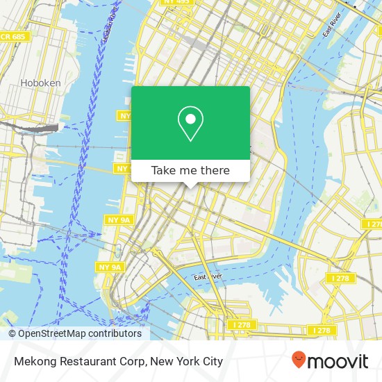 Mekong Restaurant Corp map