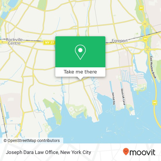 Joseph Dara Law Office map