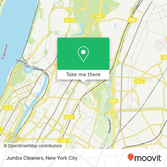 Jumbo Cleaners map