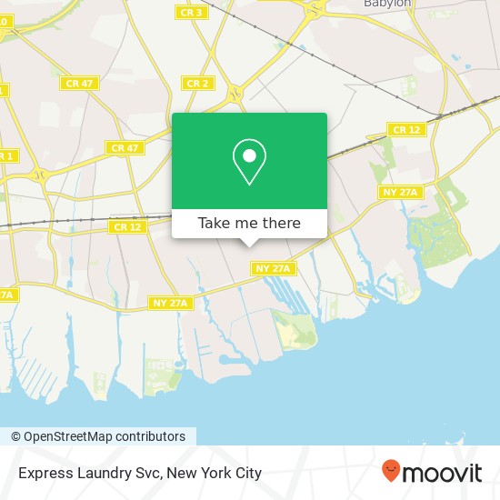 Express Laundry Svc map