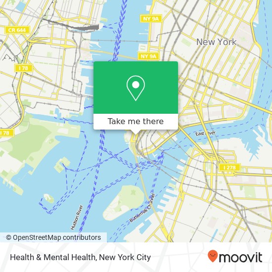 Health & Mental Health map