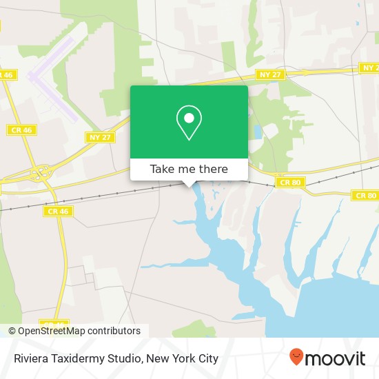 Mapa de Riviera Taxidermy Studio