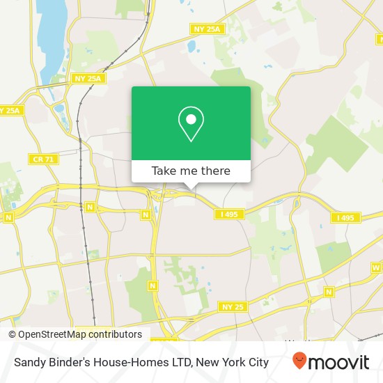 Sandy Binder's House-Homes LTD map