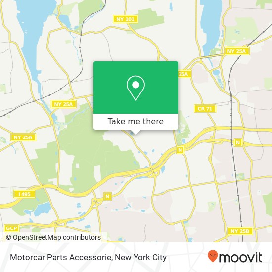 Mapa de Motorcar Parts Accessorie