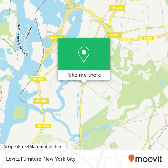 Levitz Furniture map