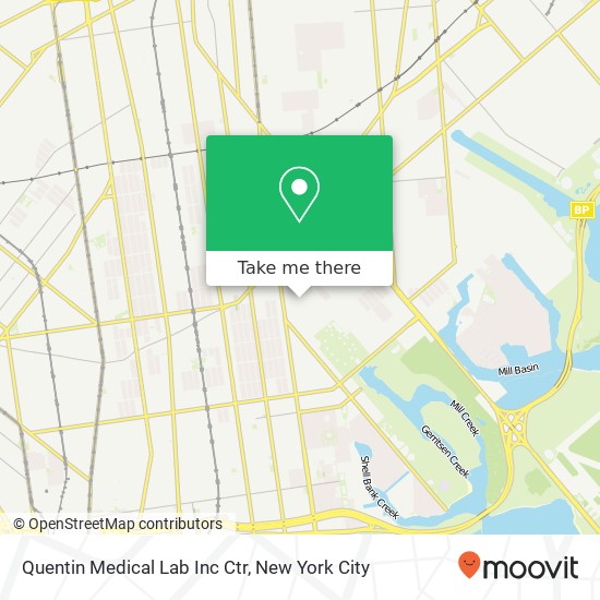 Quentin Medical Lab Inc Ctr map