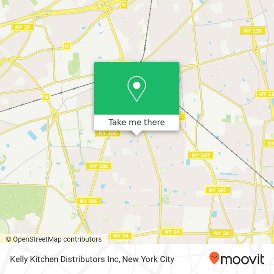 Mapa de Kelly Kitchen Distributors Inc