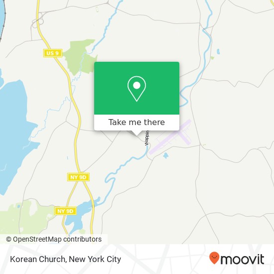 Mapa de Korean Church