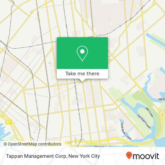 Tappan Management Corp map