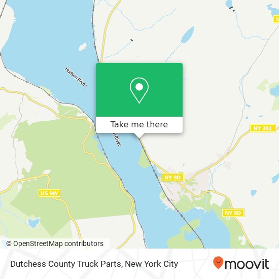 Mapa de Dutchess County Truck Parts