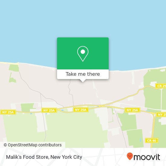 Mapa de Malik's Food Store