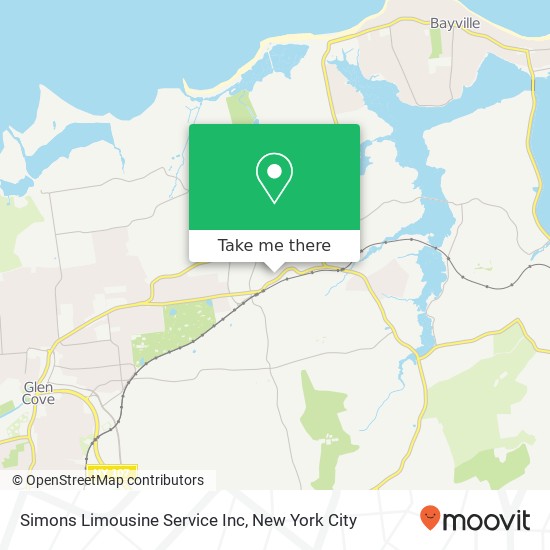 Simons Limousine Service Inc map