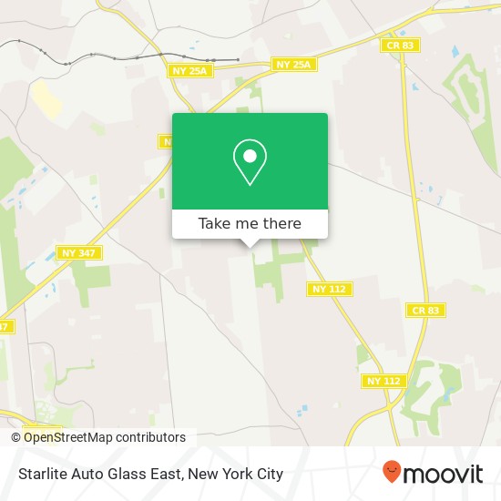 Mapa de Starlite Auto Glass East