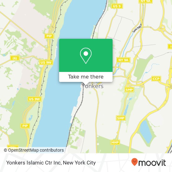 Mapa de Yonkers Islamic Ctr Inc