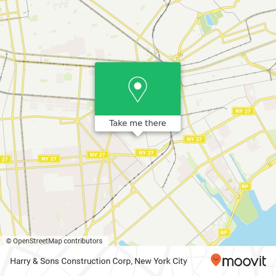 Harry & Sons Construction Corp map