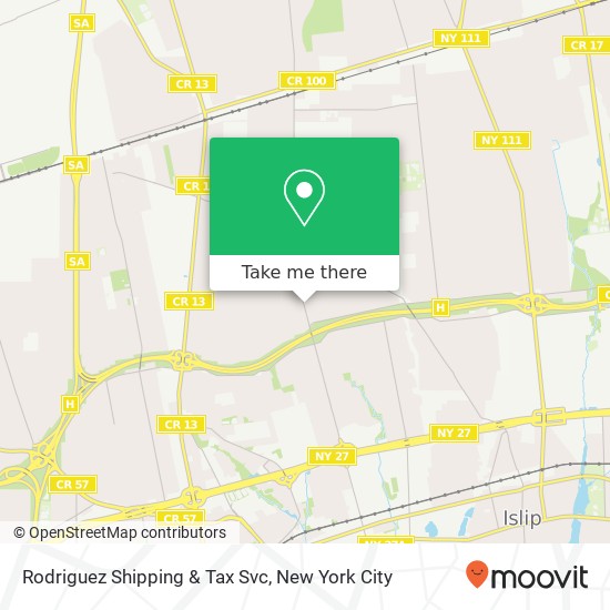 Rodriguez Shipping & Tax Svc map