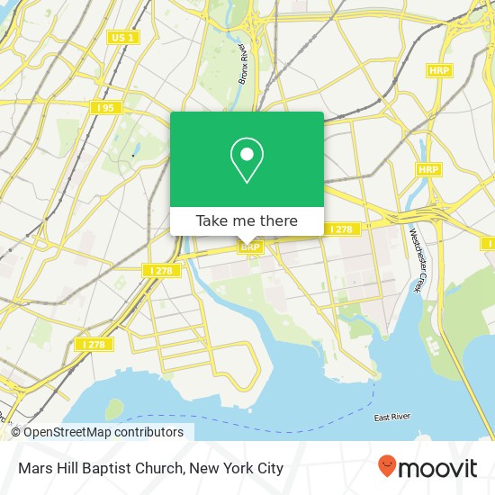 Mapa de Mars Hill Baptist Church