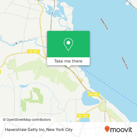 Haverstraw Getty Inc map