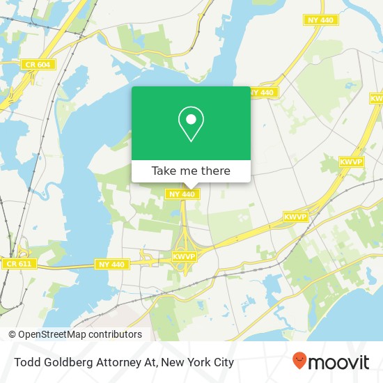 Mapa de Todd Goldberg Attorney At