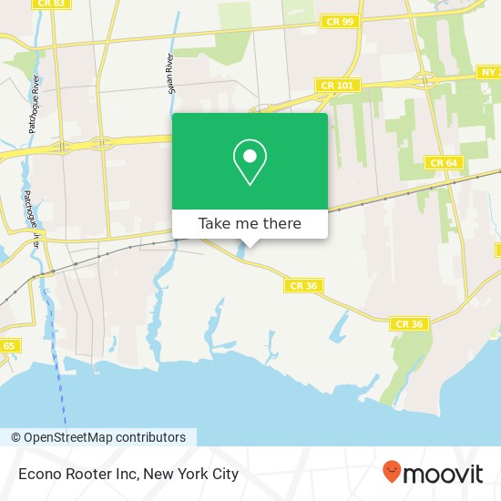 Econo Rooter Inc map