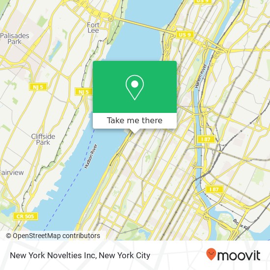 New York Novelties Inc map