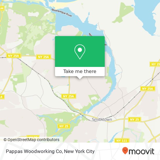 Pappas Woodworking Co map