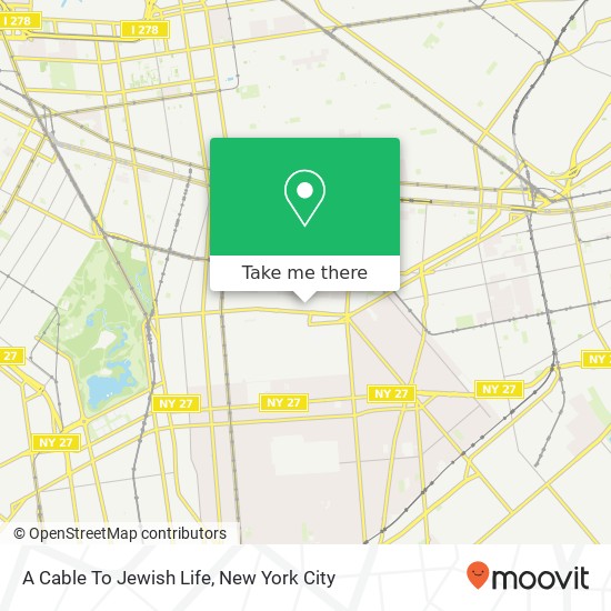 Mapa de A Cable To Jewish Life