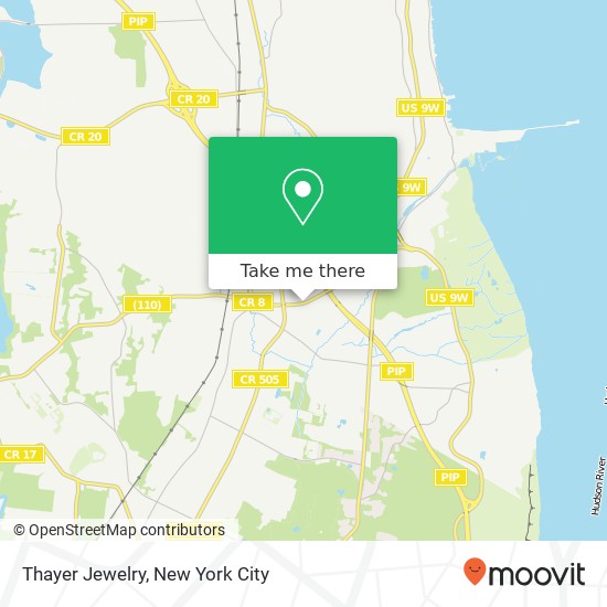 Thayer Jewelry map