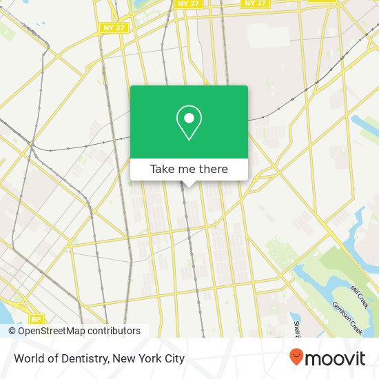 World of Dentistry map