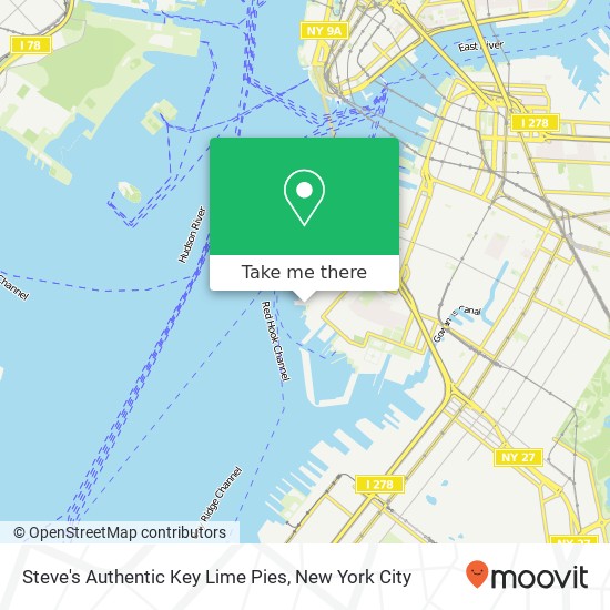 Steve's Authentic Key Lime Pies map