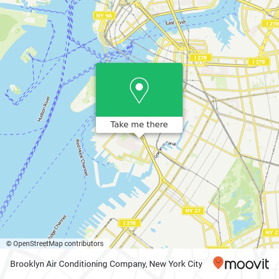 Mapa de Brooklyn Air Conditioning Company