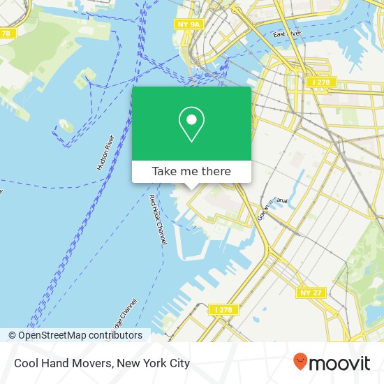 Mapa de Cool Hand Movers