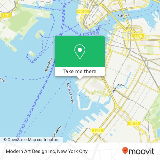 Mapa de Modern Art Design Inc