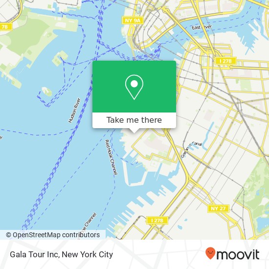 Gala Tour Inc map