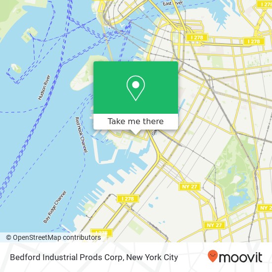 Bedford Industrial Prods Corp map
