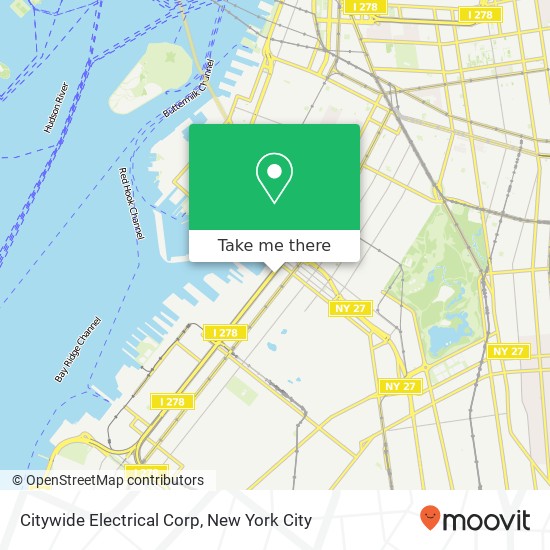 Citywide Electrical Corp map