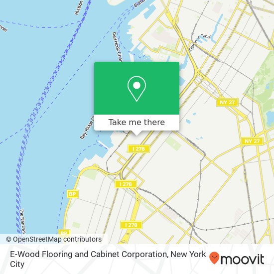 Mapa de E-Wood Flooring and Cabinet Corporation