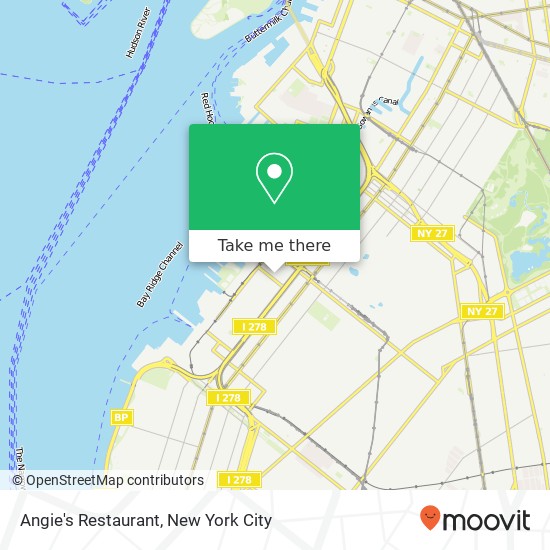 Angie's Restaurant map