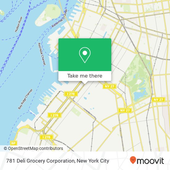 781 Deli Grocery Corporation map