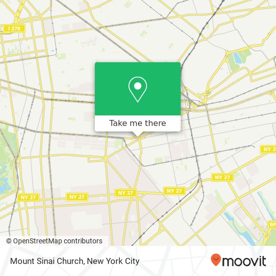 Mount Sinai Church map