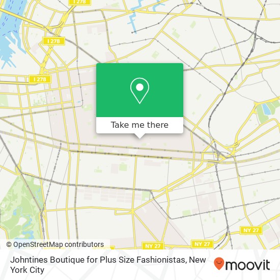 Johntines Boutique for Plus Size Fashionistas map