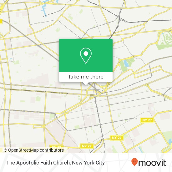 The Apostolic Faith Church map