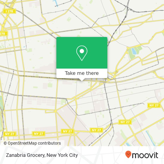 Zanabria Grocery map