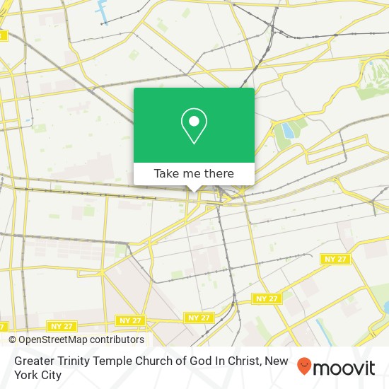 Greater Trinity Temple Church of God In Christ map
