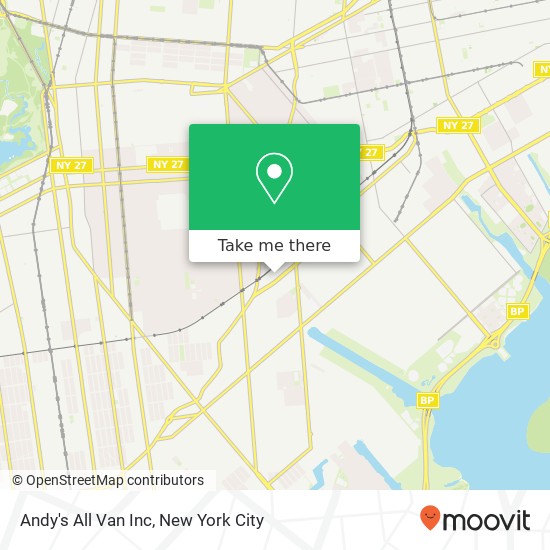 Mapa de Andy's All Van Inc